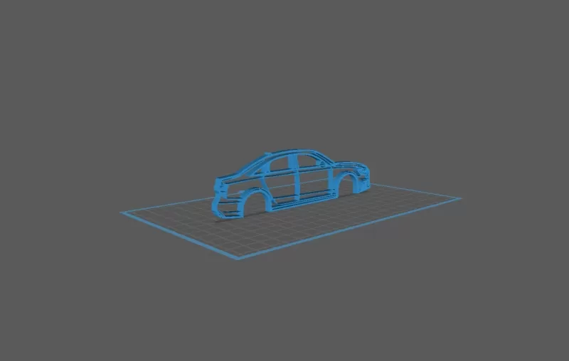Audi - A6 2012 Wall Art - Model preview 2