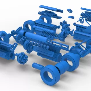 Vintage AWD Dragster Base Scale 1:25