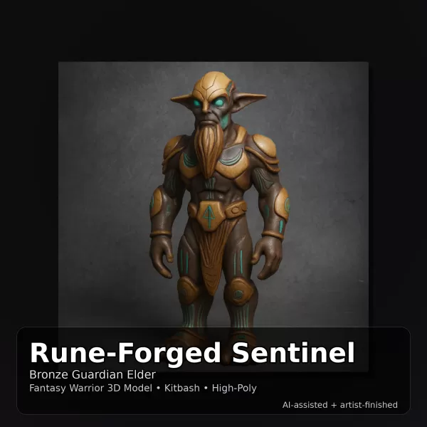 Fantasy Creature Kitbash Collection (High-Poly Character Pack) - Model preview 18