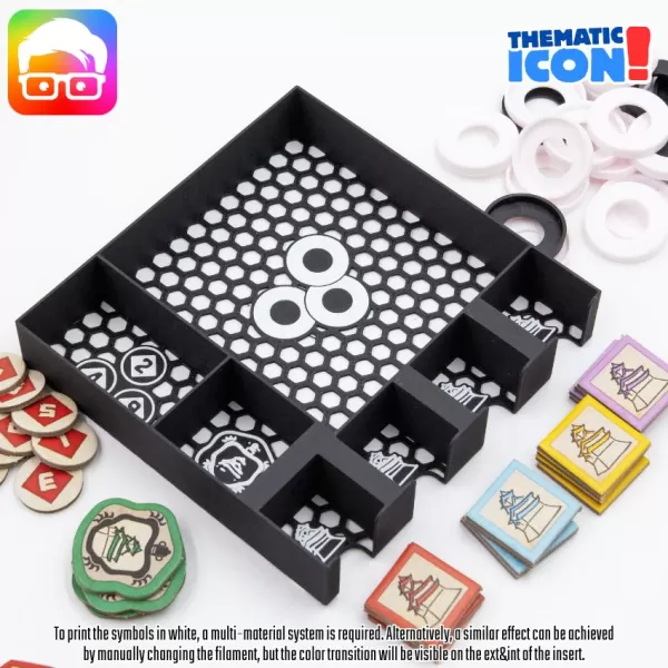 Rising Sun board game organizer by @ammedia3d - Model preview 15