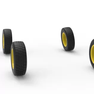Wheel set of BriSCA Formula 2 Stock Car Scale 1:25 - Model thumbnail 8