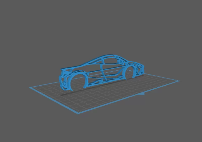 McLaren - 765 LT Wall Art - Model preview 1