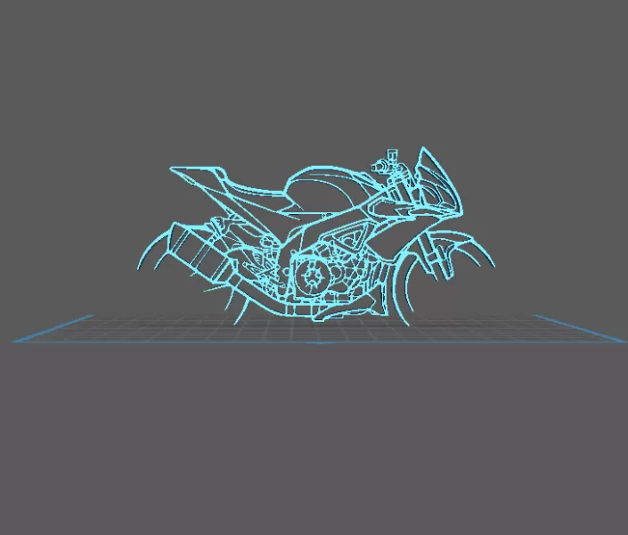 Aprilia - Tuono 2018 Wall Art - Model preview 1