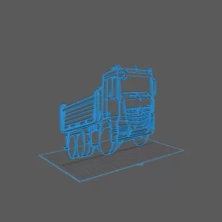 Truck - Mercedes Benz Wall Art