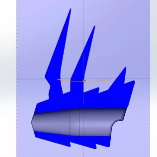 Shield Hero Curse Armor Upper Arm - Model thumbnail 2