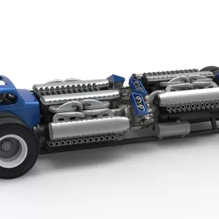 Vintage AWD Dragster Scale 1:25 - Model thumbnail 20