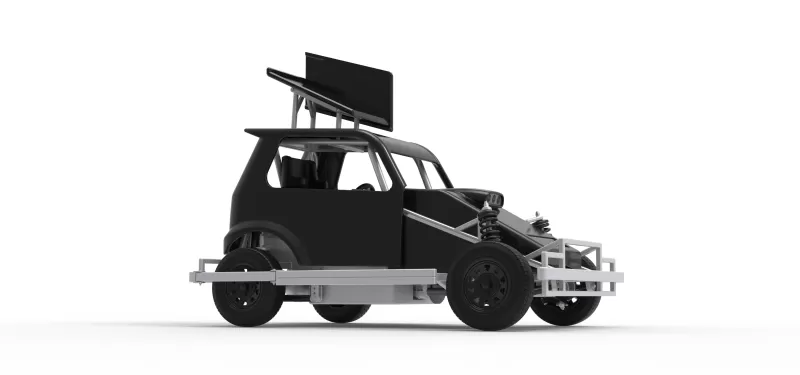 New Zealand Ministock car Version 3 Scale 1:25 - Model preview 25