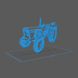 Tractor - Deutz D62 Wall Art - Model thumbnail 1