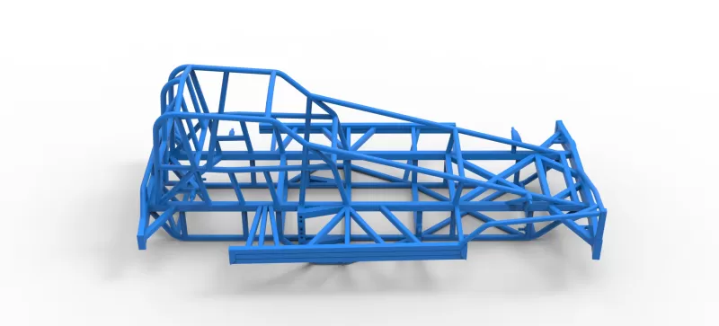 Frame of BriSCA Formula 1 Stock Car Version 2 Scale 1:25 - Model preview 16