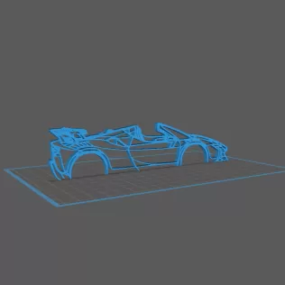 Ferrari - SF90 Spider Wall Art - Model thumbnail 1