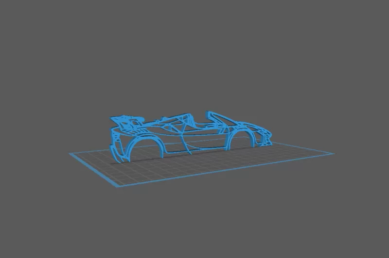 Ferrari - SF90 Spider Wall Art - Model preview 1
