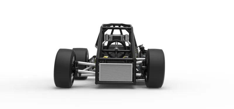 Three Quarter Midget Base Scale 1:25 - Model preview 7