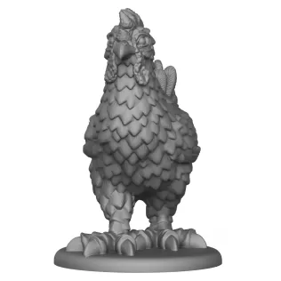 3D Printable Hen - Model thumbnail 2