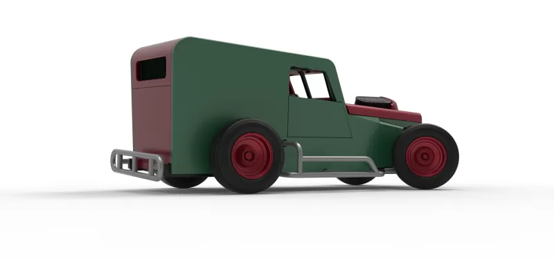 Dwarf car while turning Scale 1:25 - Model preview 21