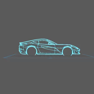 Ferrari - 812 Superfast Wall Art