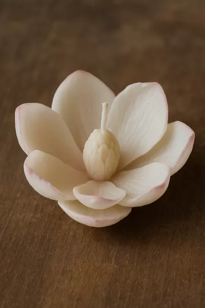 Blooming Magnolia Floral 3D printing - Model preview 1