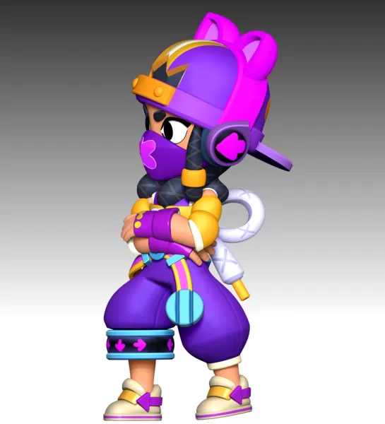 Mina - Brawl Stars - Model preview 7