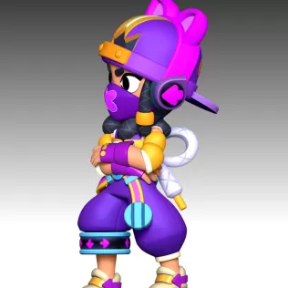 Mina - Brawl Stars - Model thumbnail 7