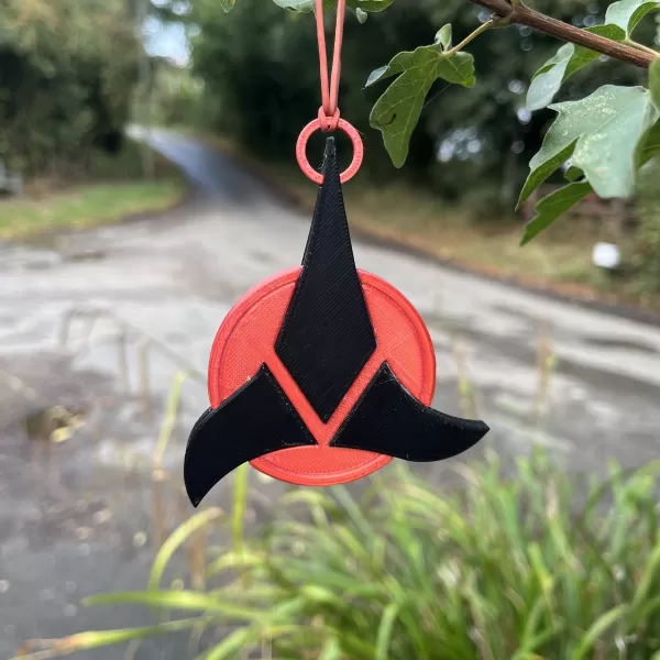 Klingon Imperial Trefoil Christmas Tree Ornament - Model preview 8