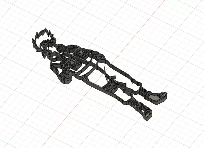 Silhouette Kakashi - Naruto Wall Art - Model preview 2