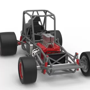 Vintage Pavement Silver Crown Car Base Scale 1:25 - Model thumbnail 26