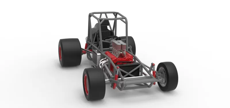 Vintage Pavement Silver Crown Car Base Scale 1:25 - Model preview 26