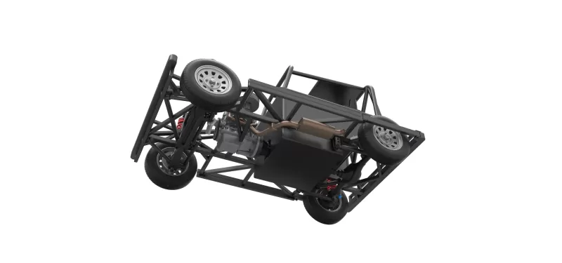 New Zealand Ministock car Base Scale 1:25 - Model preview 3