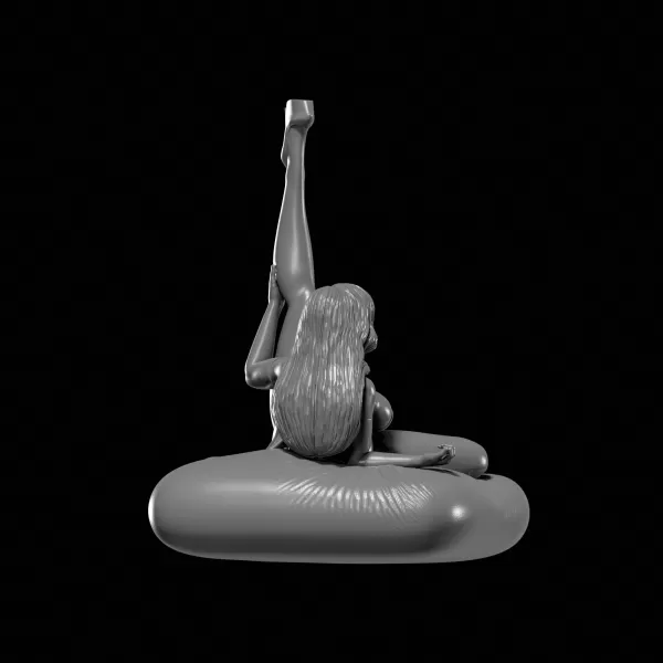 Hot Jessica Rabbit Naked STL File for 3D Printing - Model preview 3