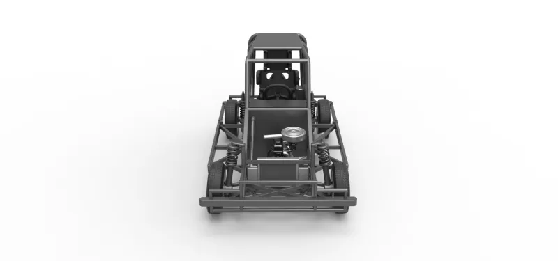 New Zealand Ministock car Base Version 2 Scale 1:25 - Model preview 8
