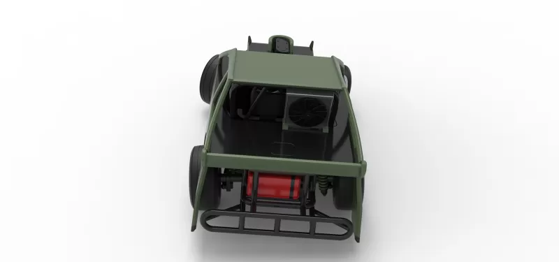 Mod Lite Race car while turning Version 2 Scale 1:25 - Model preview 17