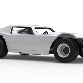 Vintage Dirt late model Race car Version 3 Scale 1:25 - Model thumbnail 25