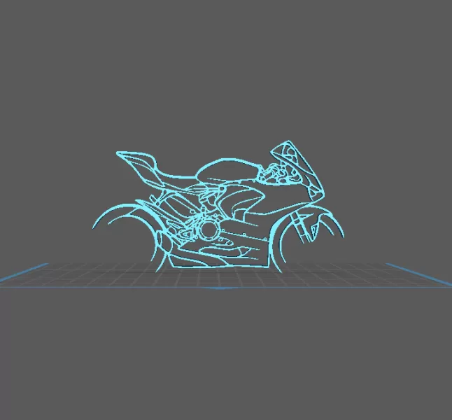 Ducati - Panigale V2 Wall Art - Model preview 1