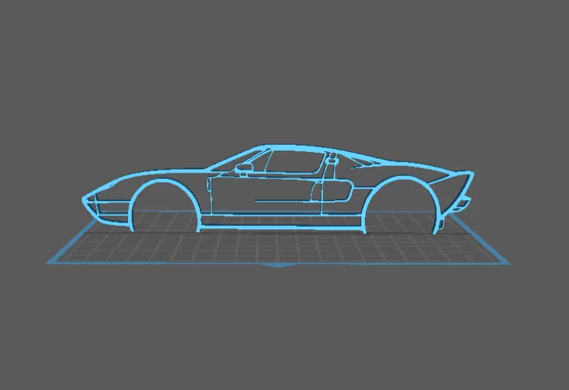 Ford - GT Wall Art - Model preview 1