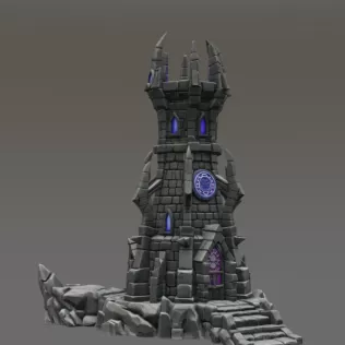 Shadowspire Arcane Tower STL File for 3D Print - Model thumbnail 6