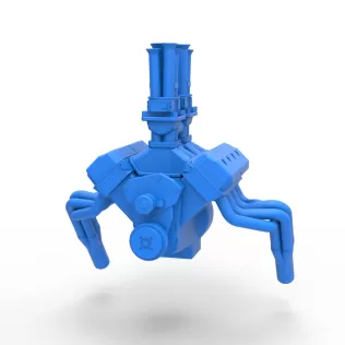 Engine of Gasser Version 2 Scale 1:25 - Model thumbnail 4