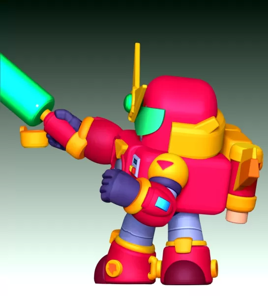 Surge - Brawl Stars - Model preview 7