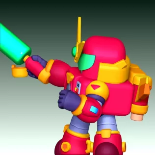 Surge - Brawl Stars - Model thumbnail 7