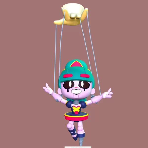 Gigi - Brawl Stars - Model preview 1