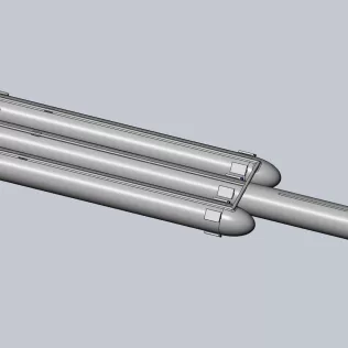 Basic Space X Falcon Heavy Model