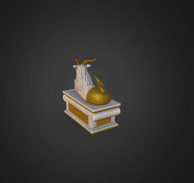 Animal Crossing New Horizons Zodiac Capricornus - Model preview 3