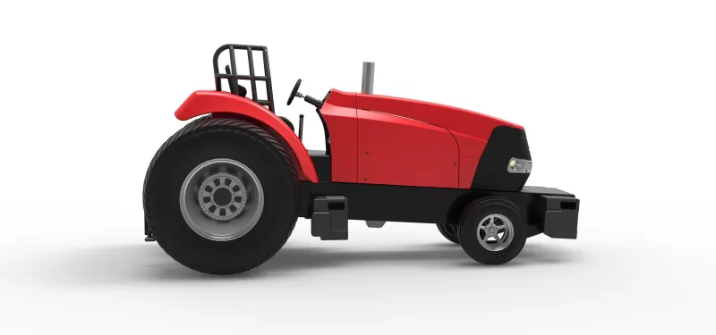 Pro Stock Pulling Tractor Version 6 Scale 1:25 - Model preview 19