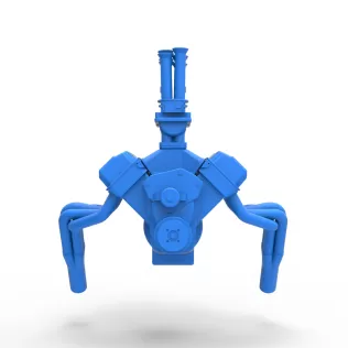 Engine of Gasser Version 2 Scale 1:25 - Model thumbnail 5