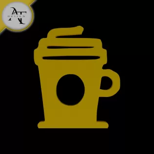 Simple Coffee Cup Symbol - 2D Art