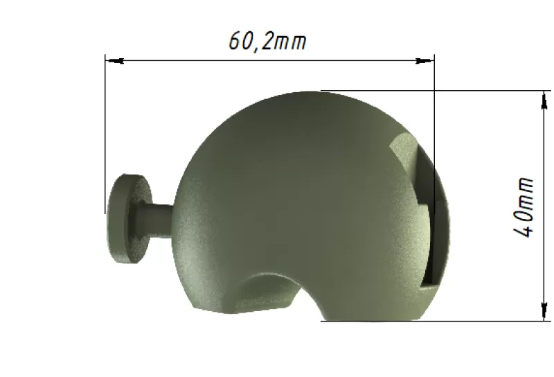 Smiling Modular Caterpillar – Flexible Articulated Fidget Toy - Model preview 6