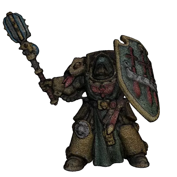 Warrior of the Imperium A Detailed 3D Model for 3D print model - Model preview 7