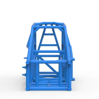 Frame of Three Quarter Midget Scale 1:25 - Model thumbnail 5