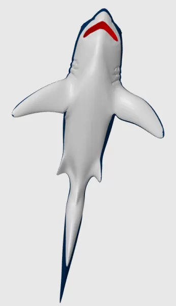 Tiger Shark, Keychain - Model preview 2