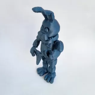 Bonnie – Guitar Pose (FNAF Fan Art STL) - Model thumbnail 7