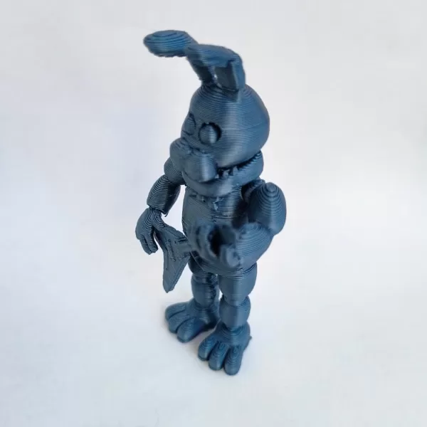 Bonnie – Guitar Pose (FNAF Fan Art STL) - Model preview 7