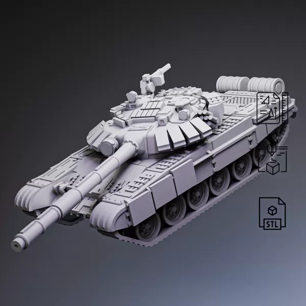 T-72 Main Battle Tank #RoZ - Model preview 6